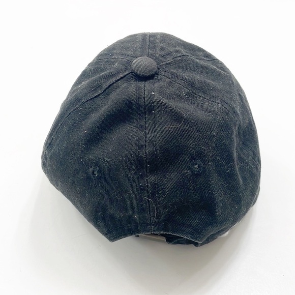 Solid black ball cap / hat - Picture 4 of 7